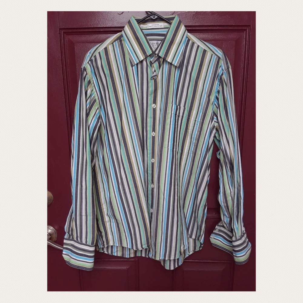 Linea Dome M/M (38-40) Long Sleeve Button Down